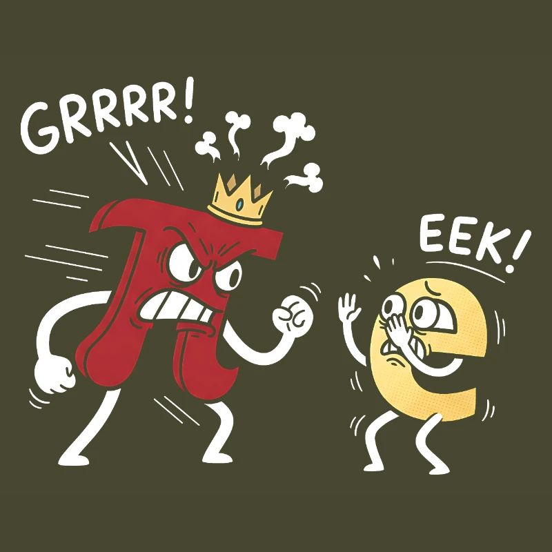 Mathematics Constants Pi Threatened e Comic