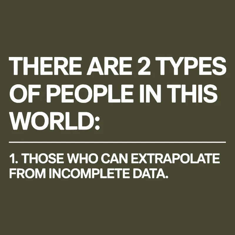 Statistics Analysis Data Science Extrapolation