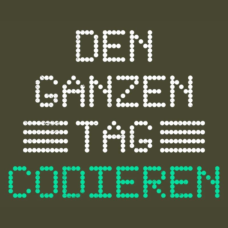 Nerd Computer DEN GANZEN TAG CODIEREN LUSTIG