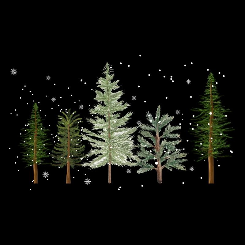 Tree Pine Trees for Winter Lovers - Gift