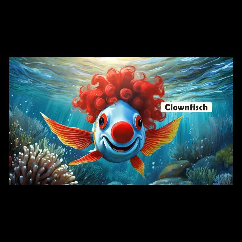 Jeu de mots : expression allemande ambiguë - Clownfisch