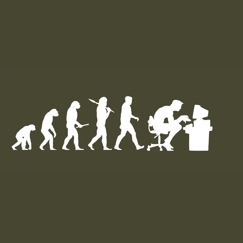 Evolution Computer Nerd! PC Nerd! IT! Technology!