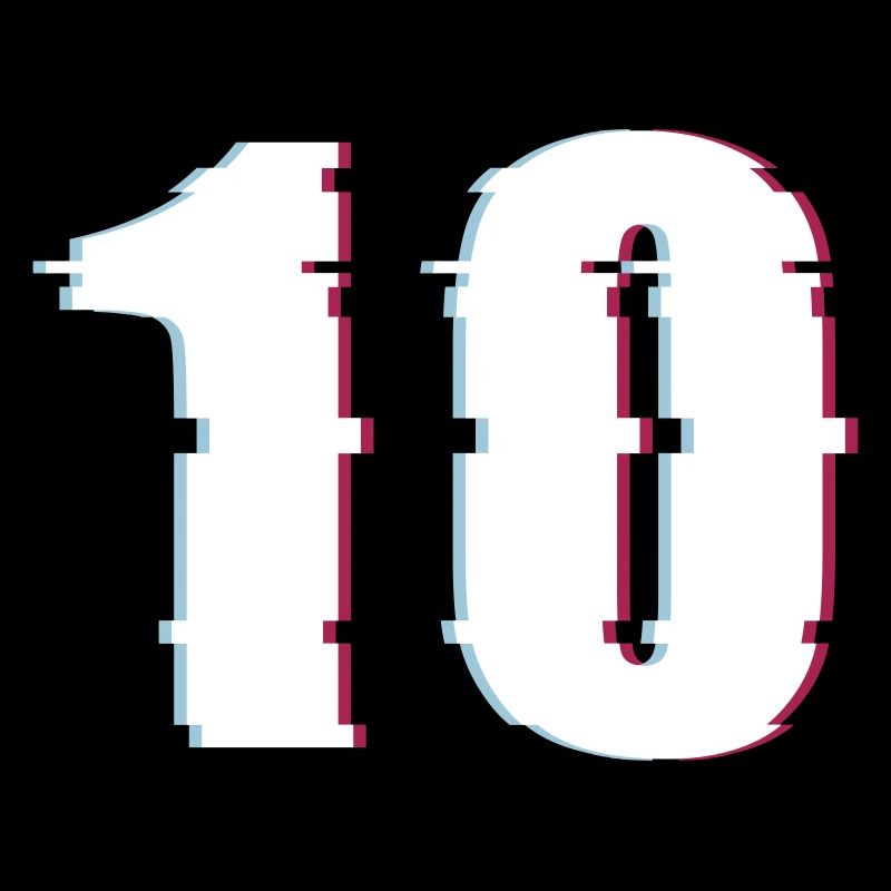 10 Ten Number Effect Distorted Number