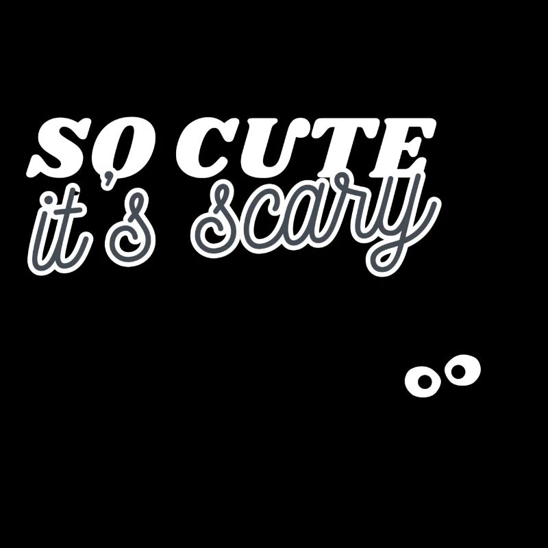 Tellement mignon que c’est effrayant Bébé Halloween Dicton