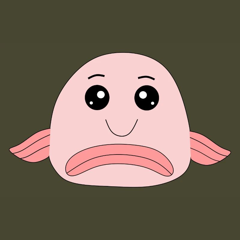 Blobfish fish comic ugly fish