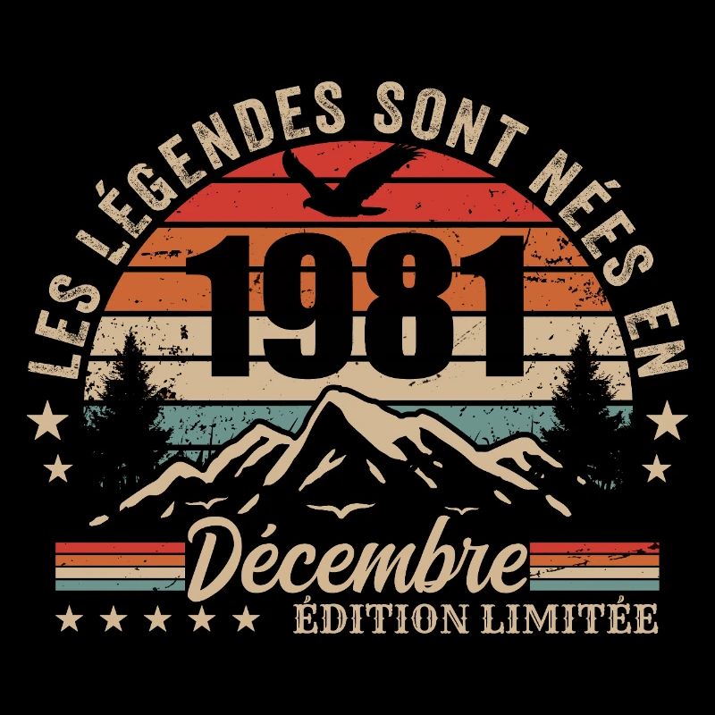 Rétro Décembre 1981 - Cadeau 44 Ans