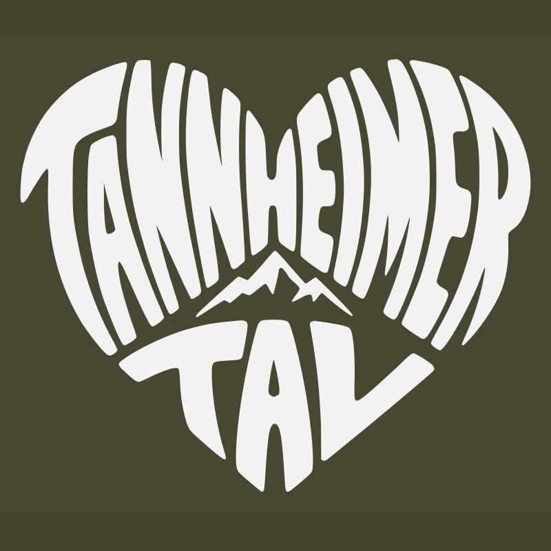 Tannheimer Tal Herzform Berglogo 