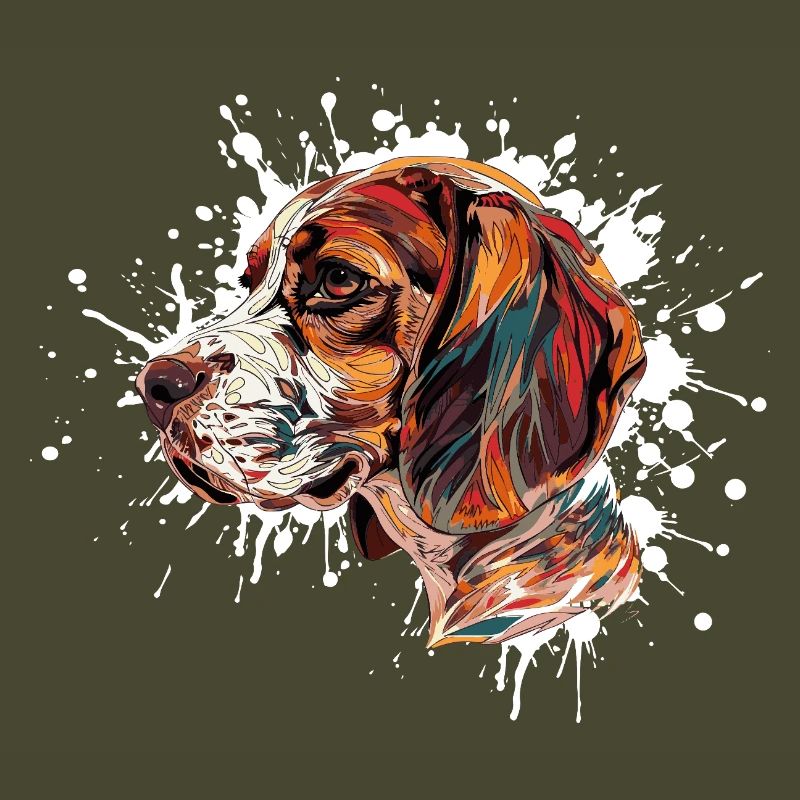 Explosion de couleurs Beagle