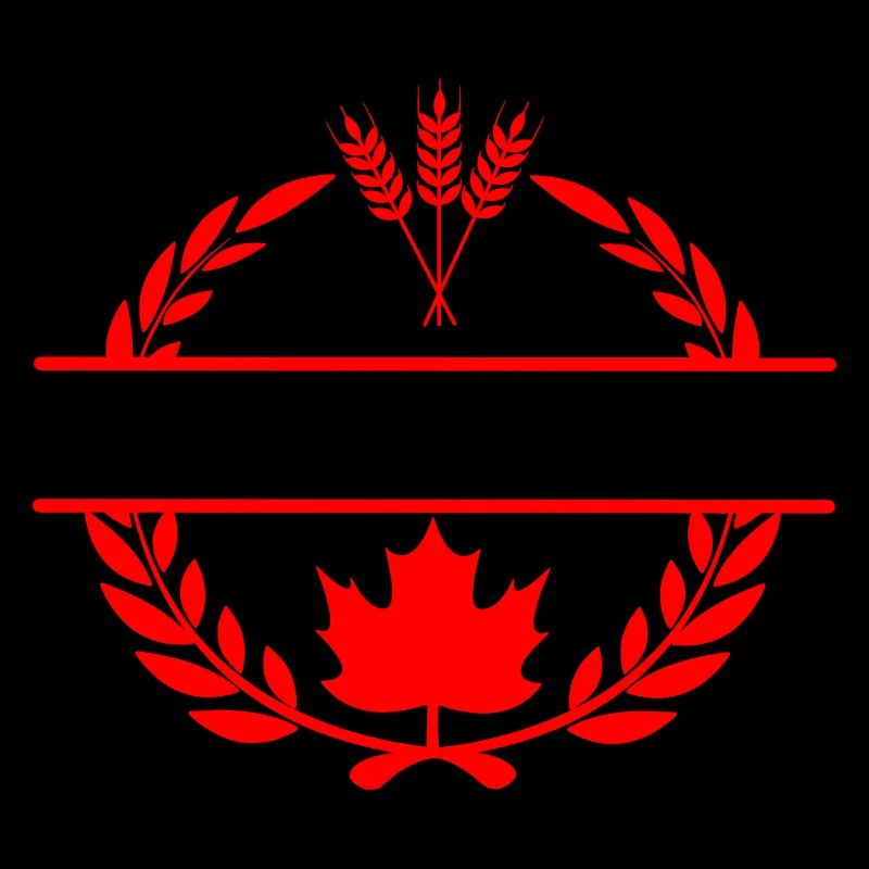 Couronne de laurier à grains d’érable du Canada