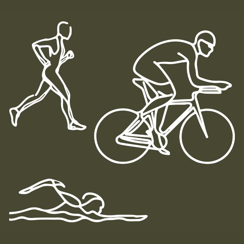Triathlon Drawing