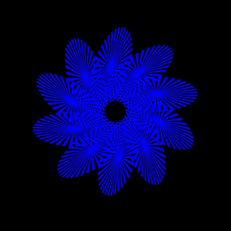 Mandala | Rayons de soleil | Modèle