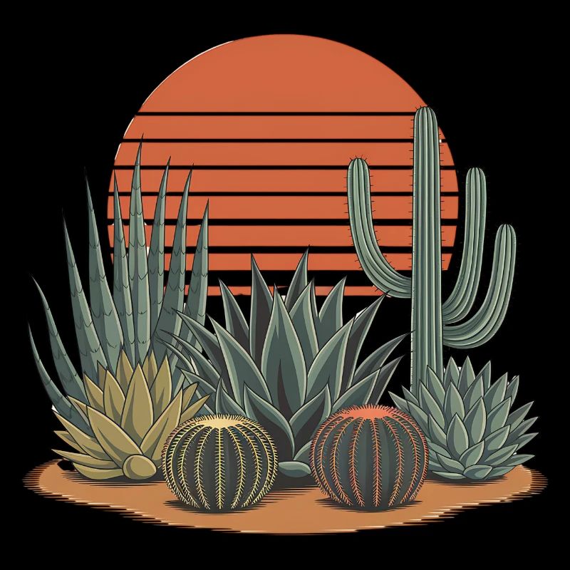 Boho Nature Cacti