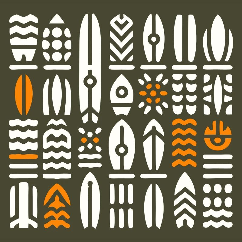 Abstract Surf and Wave Patterns