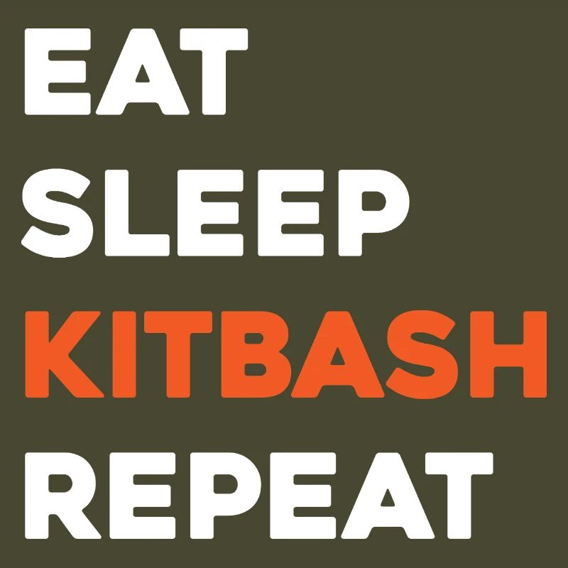 Kitbash Manger Sommeil Répéter
