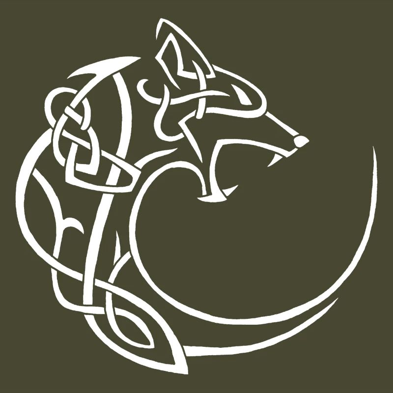 white lunar wolf