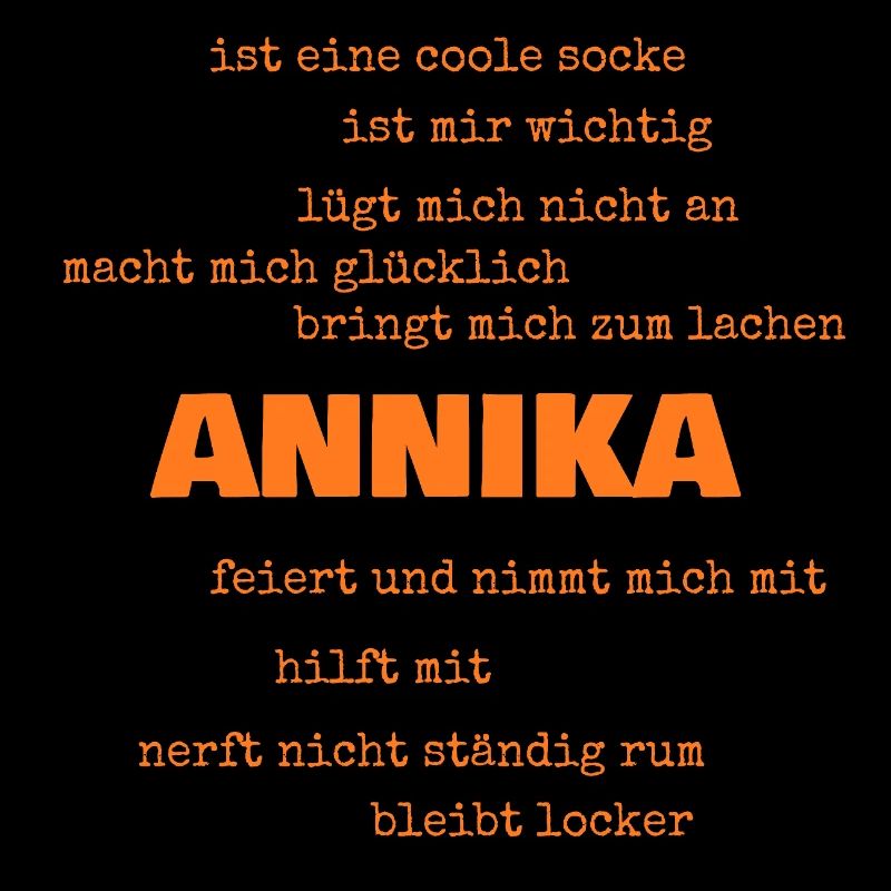 Annika als Spruch