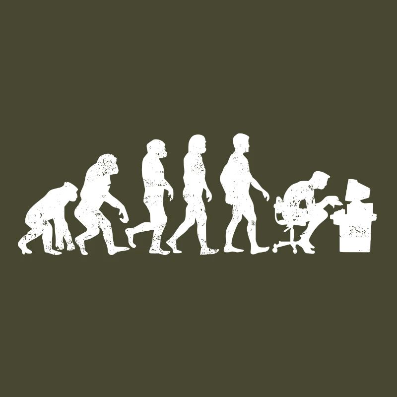 évolution des programmeurs codeur cadeau informatique
