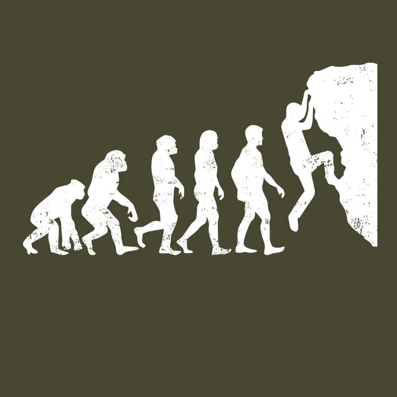 Climbing evolution bouldering gift mountaineering
