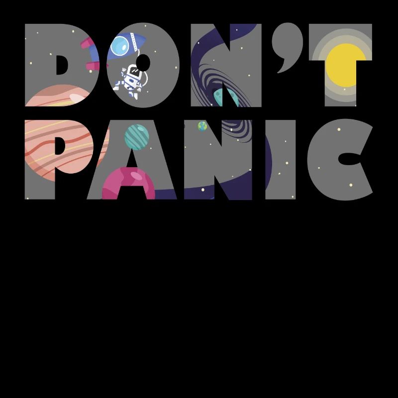 Galaxy Planets Don't Panic Gift