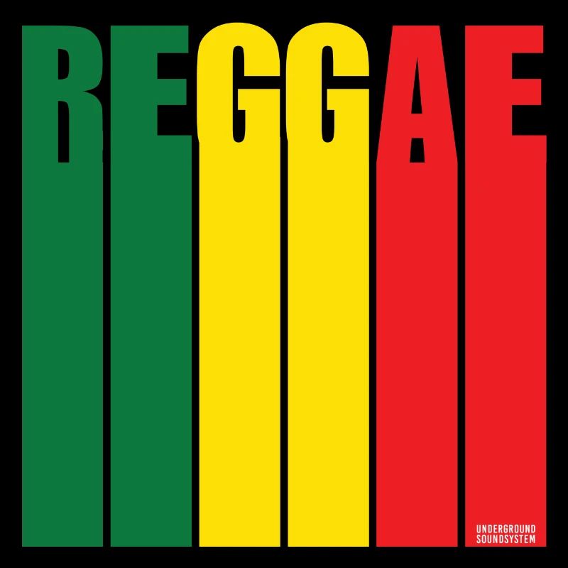 Reggae Farbblock Banner