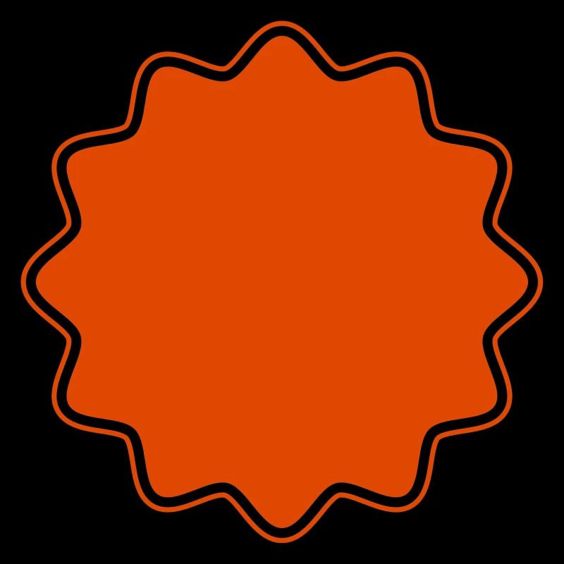 Emblem | Form | Star Round Corners (Vectorgraphic)