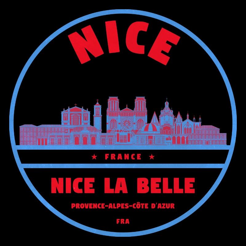 Nice La Belle city skyline