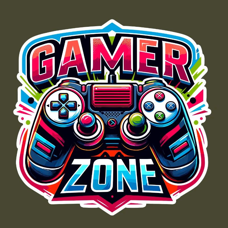Gamer Zone - Controller Illustration