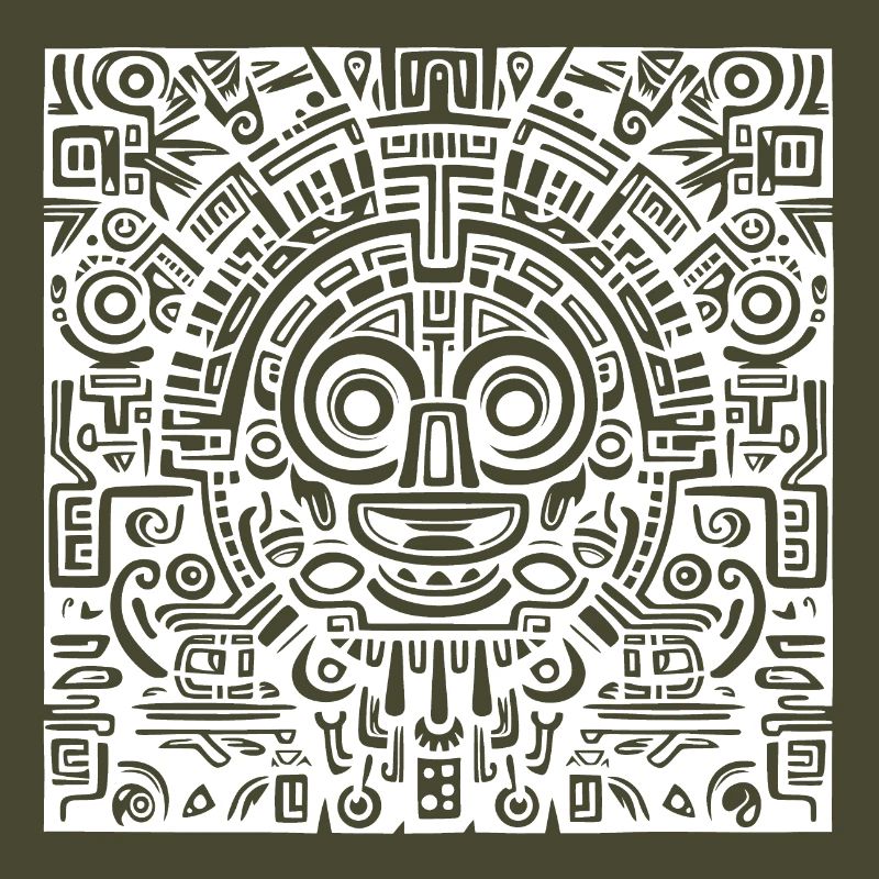 Inka, Azteken, Maya Muster, Artwork