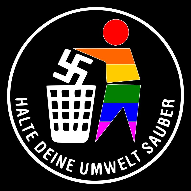 Gegen rechts - halte deine umwelt sauber