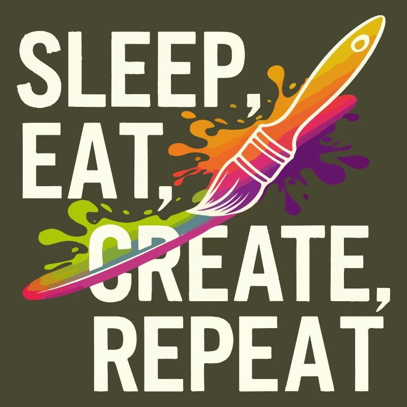 Sleep Eat Create Repeat