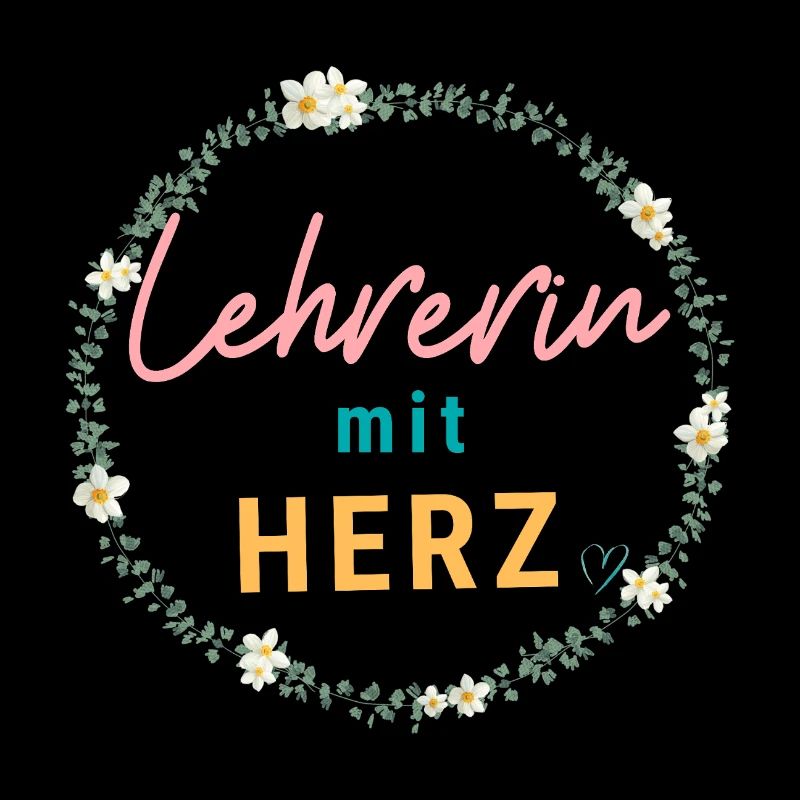 Lehrerin mit Herz! Personalisierbares Design