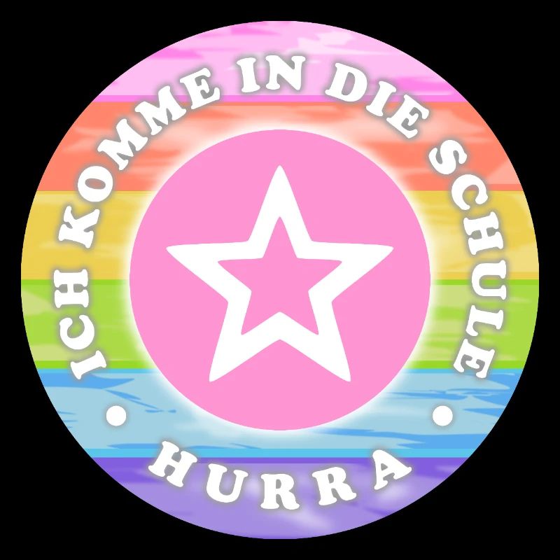 Ich komme in die Schule Mädchen Einschulung