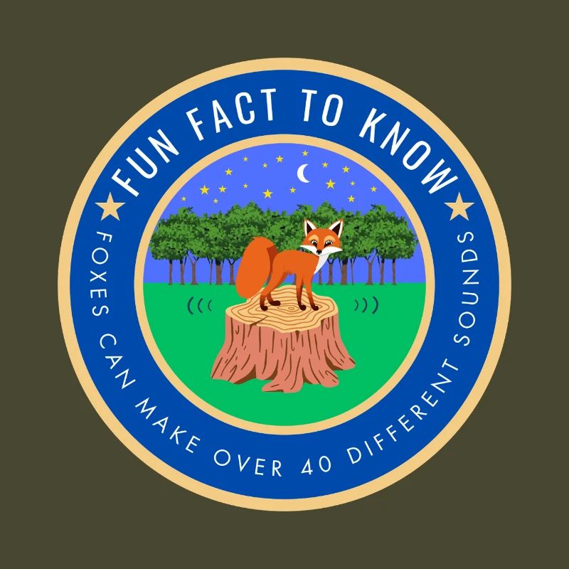 Foxes can make over 40 different sounds