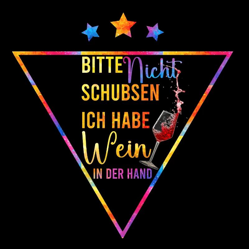 Vin dans la main - s’il vous plaît ne poussez pas