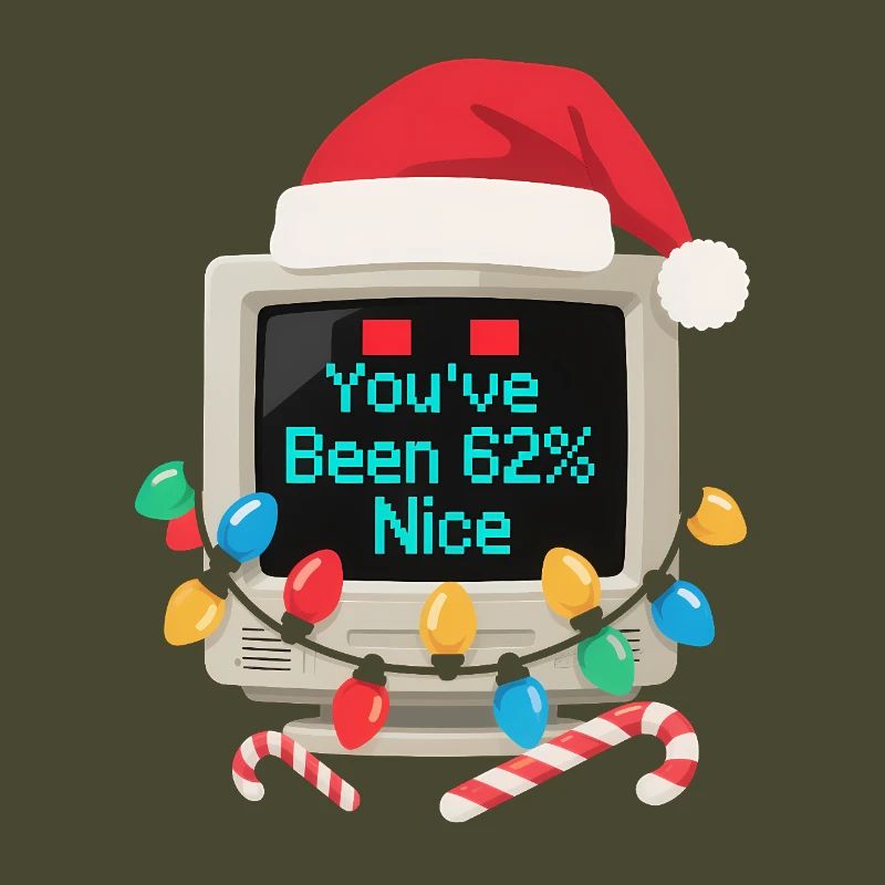 Computer Christmas AI Sarcastic Tech Gift