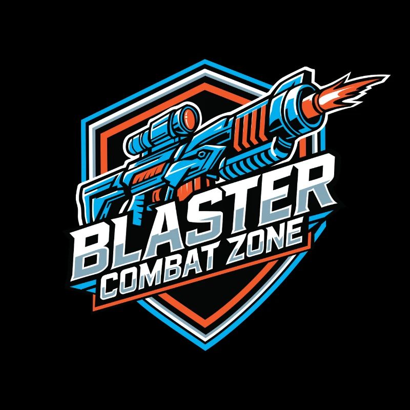 Blaster Combat Zone – Logo-Farbe