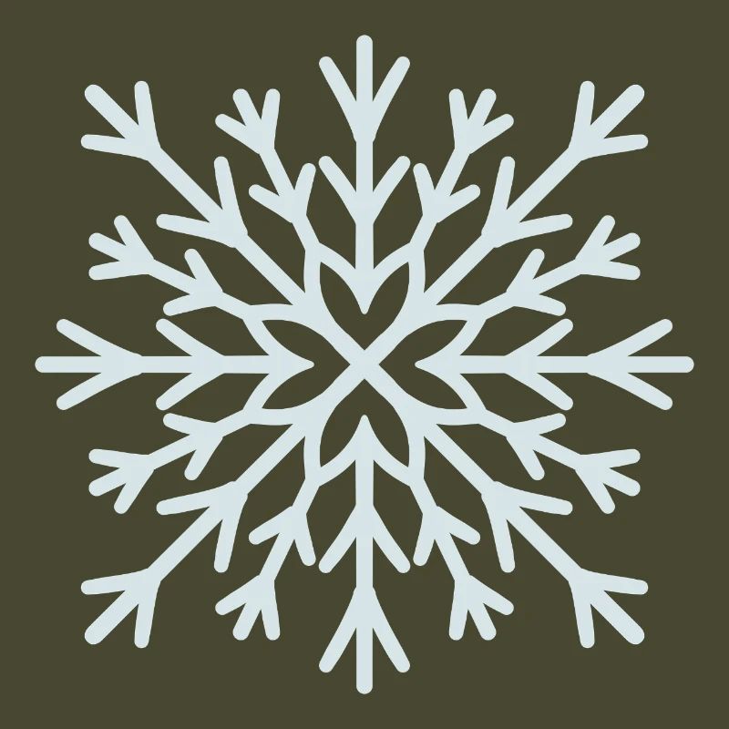 Frostiger Schneeflockenglanz