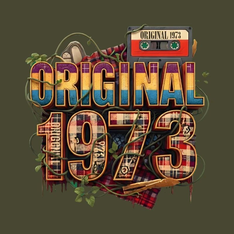 Original 1973 Retro Collage