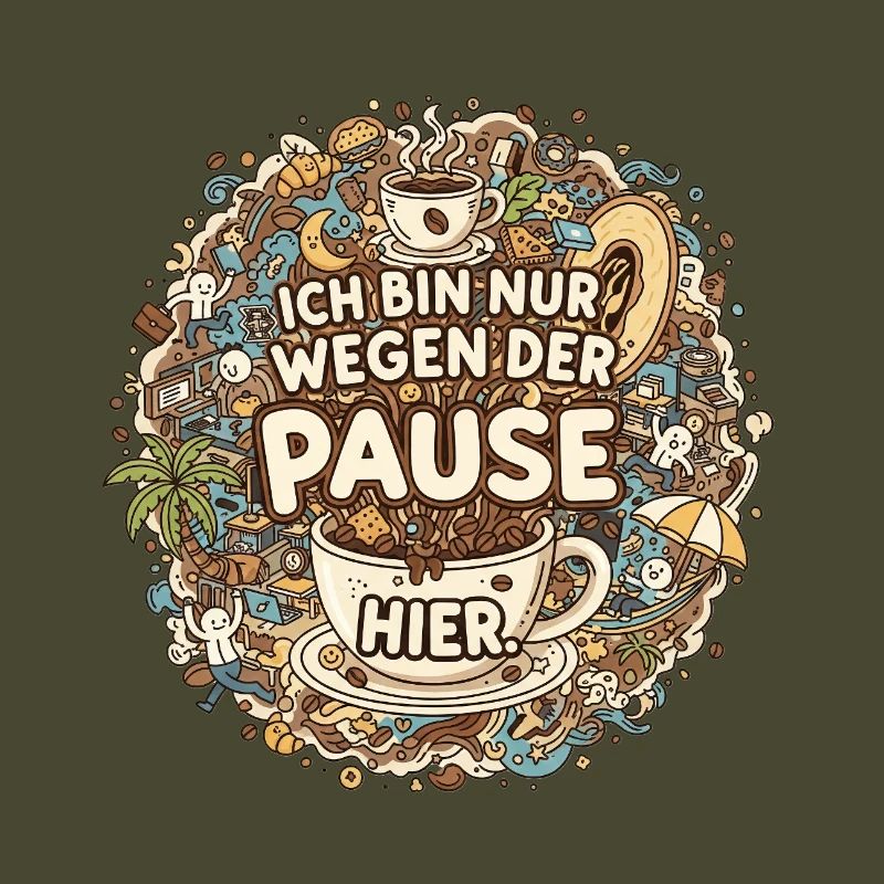 I'm only here for the break – coffee