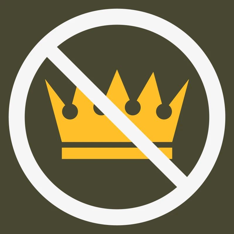 No Kings! (Protest Sign / NEG 2C)