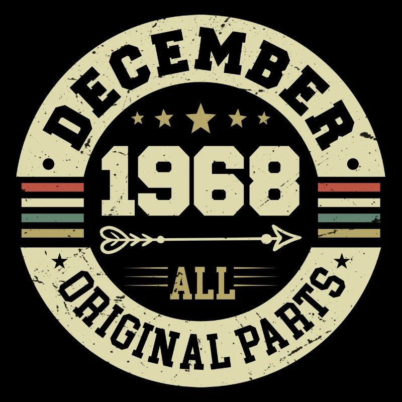 Légendes Anniversaire Décembre 1968 Naissance Cadeau