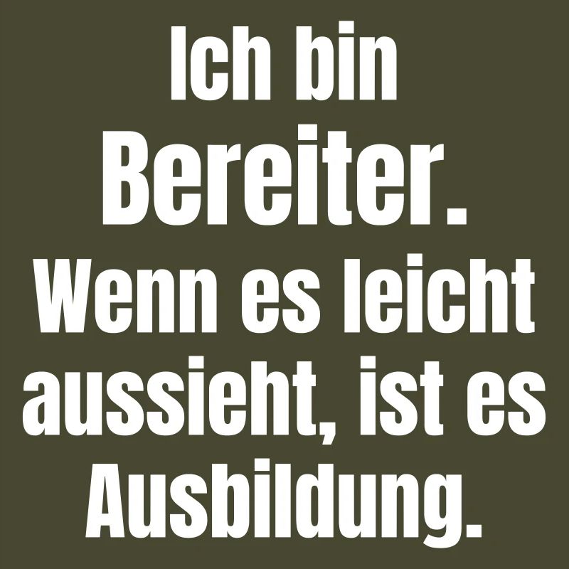 Bereiter Spruch: Training wirkt sichtbar