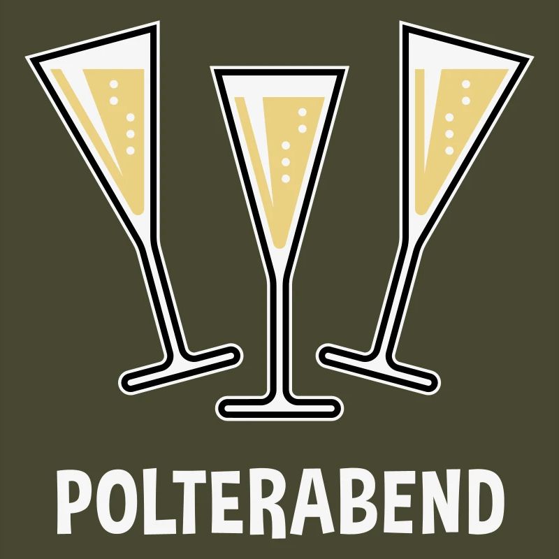 Polterabend (JGA / Sektgläser / Trichter Zu / 3C)