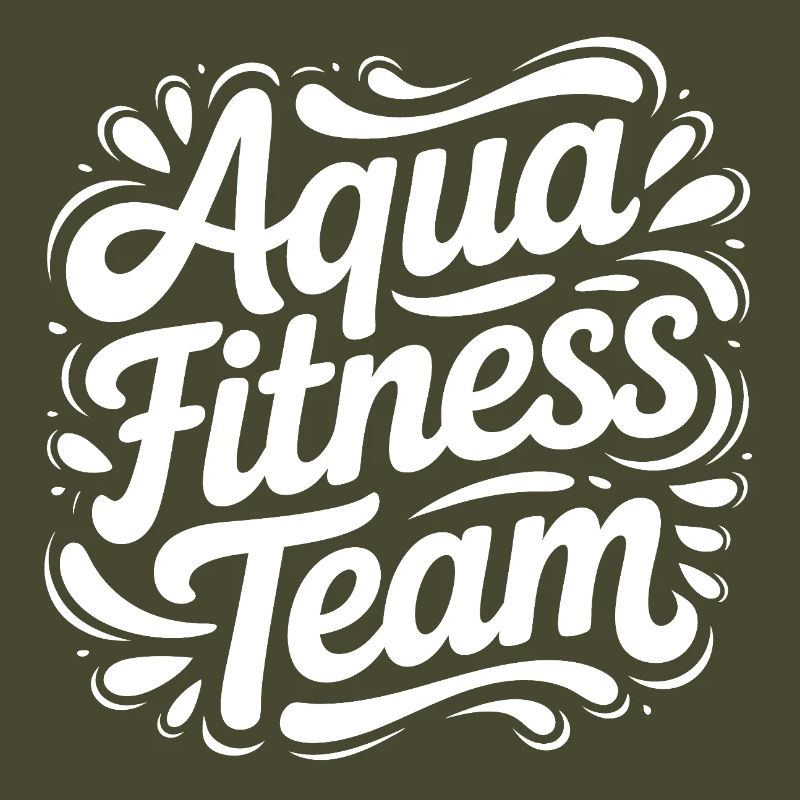 Lettrage d’équipe d’aquaforme