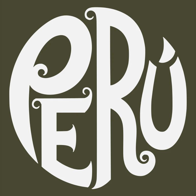 Pérou - Typographie ornée