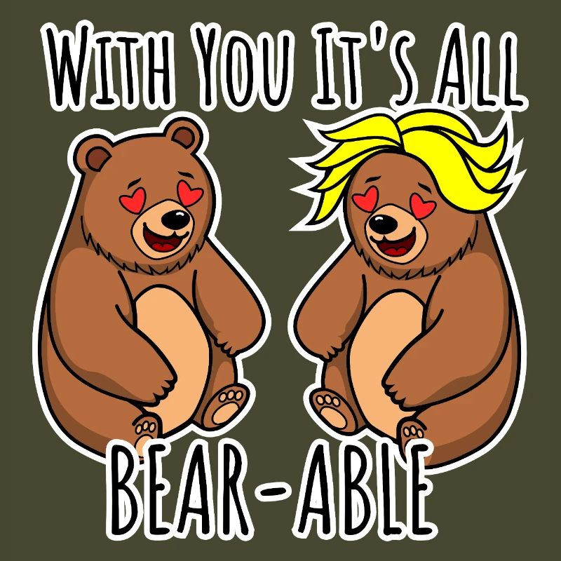 Les ours s’aiment ! Tout est supportable !