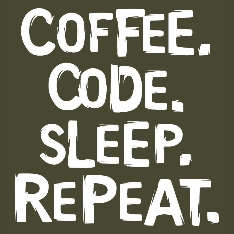 Coffee Code Sleep - Répéter le travail du programmeur