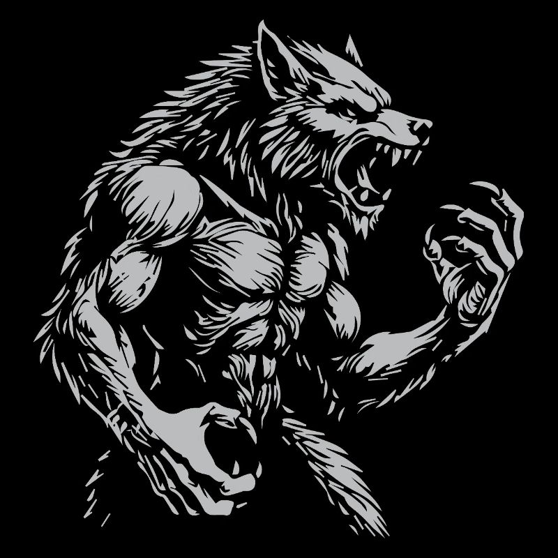 Fierce warewolf Illustration