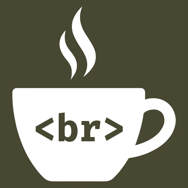 Pause café – Conception drôle de balise HTML