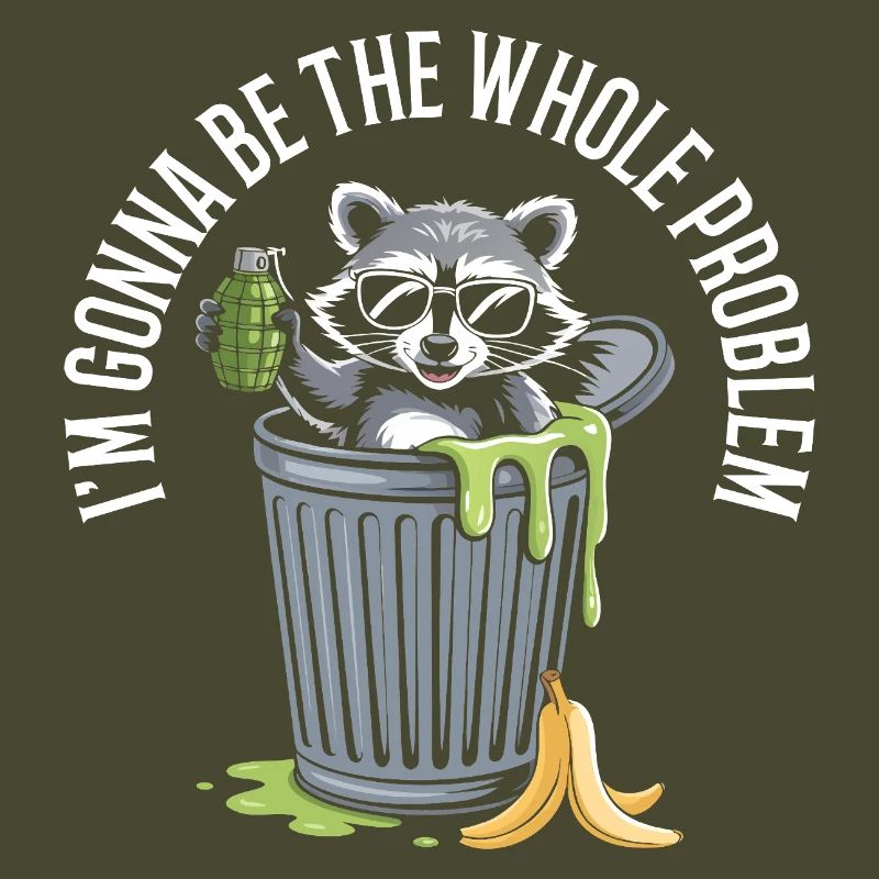 Ich bin das Problem – Lustiges Statement Design